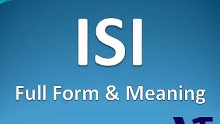Isi Full Form Isi क पर नम
