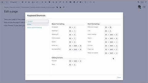 Keyboard Shortcuts - Learn Atlassian Confluence & Linchpin Intranet #44