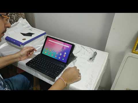 Smart Bluetooth Keyboard Case for Samsung Tab A 10.1   Unboxing & Review | Thank you for 56k Views