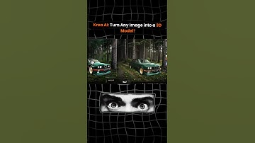 Krea AI: Turn Any Image into a 3D Model!
