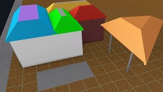 BloxBurg Tutorial: Custom Floors And Roofs!