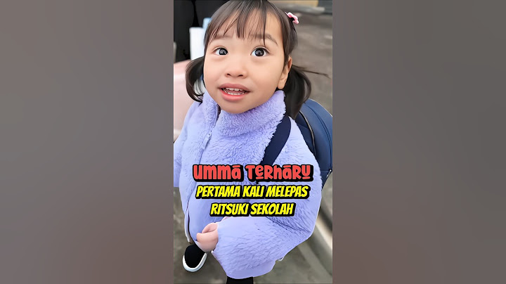 UMMA TERHARU PERTAMA KALI MELEPAS RITSUKI SEKOLAH #uenofamilyjapan #ritsuki