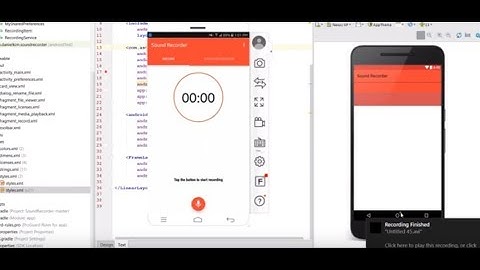 Audio Recorder App in Android PART 12