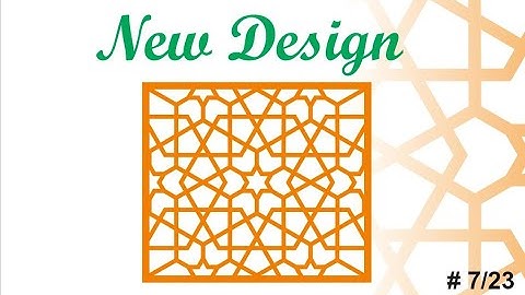 2D Design For CNC Cutting | How to make Design In CorelDraw | CNC Design | Jaali | # ZMS DESIGN HUB