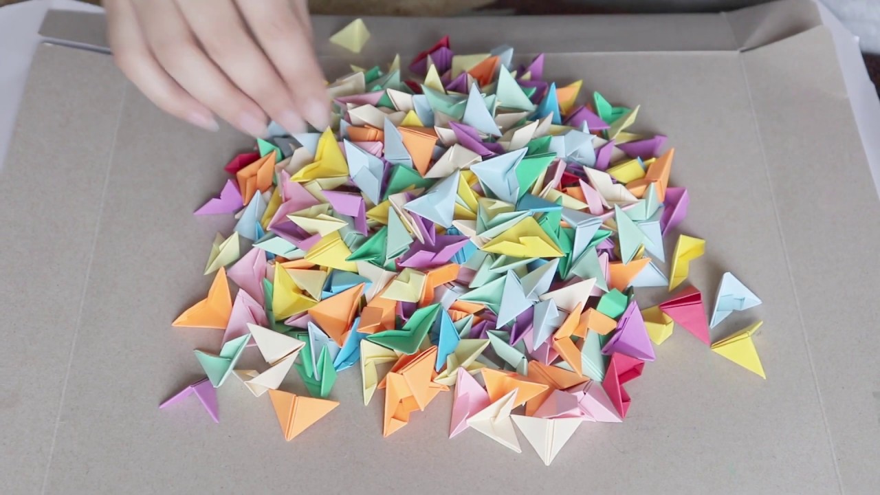 Beginner's guide to a 3d Triangle origami (basic) YouTube