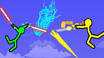 Supreme Duelist Stickman - LASER SWORD VS KATANA - PART 6 (Android, iOS)