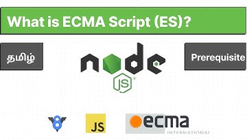 What is ECMA Script (ES)?  - Node.js Complete Tutorial - Tamil