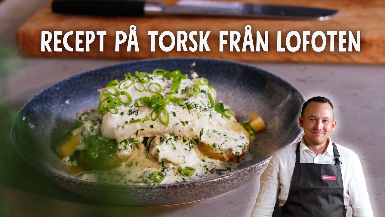 Sous vide torsk med pepparrotsås (Eng sub) | Ett Gott Land