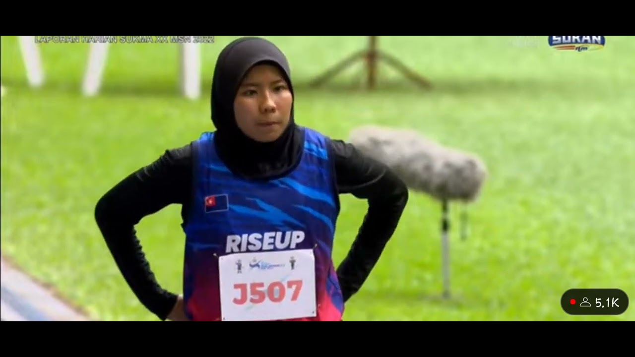 4×400 meter katagori wanita. Sekali lagi Atlit Sabah kita kecundang ditangan Atlit Johor