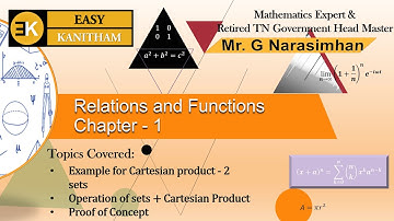 Unit-1: Relations Functions Part-2 | TN New Syllabus 2020 | G Narasimhan