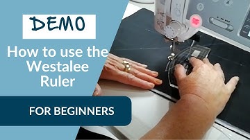 How To Use The Westalee Ruler - for beginners
