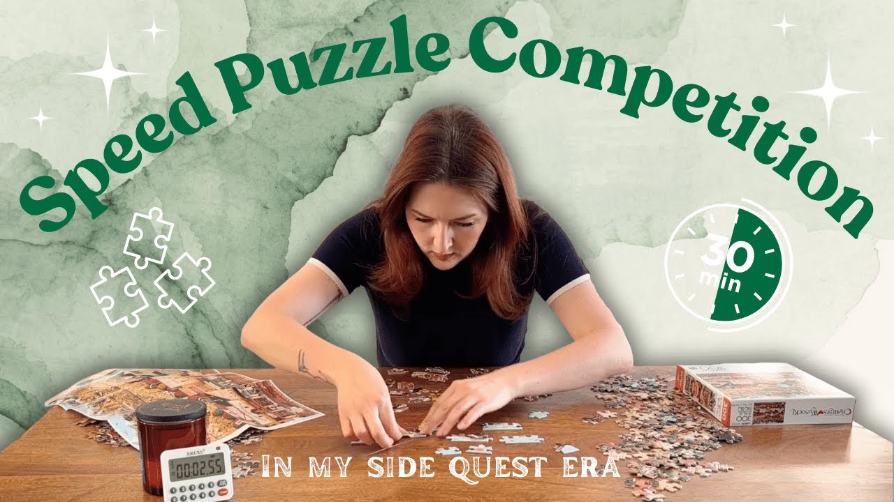 Practicing for my first speed puzzling competition