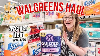 $5 Walgreens Haul!! (5/18-5/24) | Such great deals 😍 Stocking up on paper products!