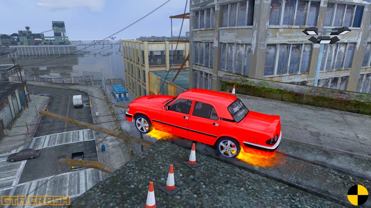 GTA 4 CRASH TESTING REAL CAR 563