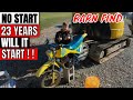 Will it Start? Barn find 1992 Suzuki DS 80 Dirt Bike hasn't been started in 23 years !