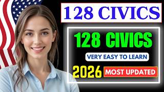 2026, 128 Civics Questions for U.S. Citizenship Test | N400 Interview I 128 Civics  #n400
