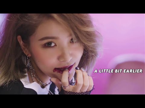 red velvet “Bad Boy” but they sing a little earlier