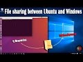 Share files between Linux (Ubuntu - 16.04) and Windows 10/8.1/7 (32bit/64bit)