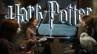 You&#39;re in the Hogwarts Express with harry, Ron &amp; Hermione [Animated Ambience] Read/ Study/ Relax 📚