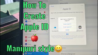 How to create new Apple ID or setup new Apple account || reviews || Manipuri style 😀 screenshot 3