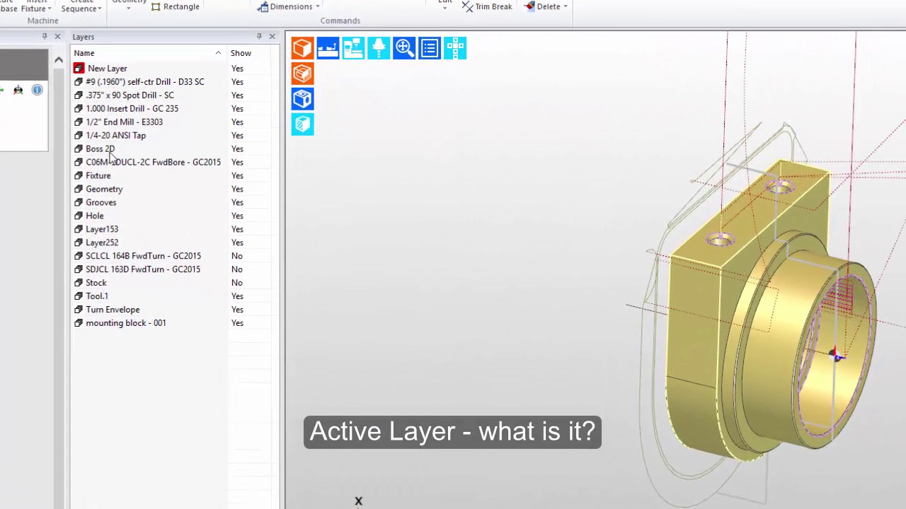 Using Layers for CAM Part Organization - YouTube