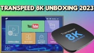 Transpeed 8K Ultra HD MX10 Android TV 13 SmartBox Unboxing and Preview 2023 screenshot 3