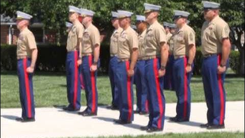 4th Marine Corps District Change of Command 2014