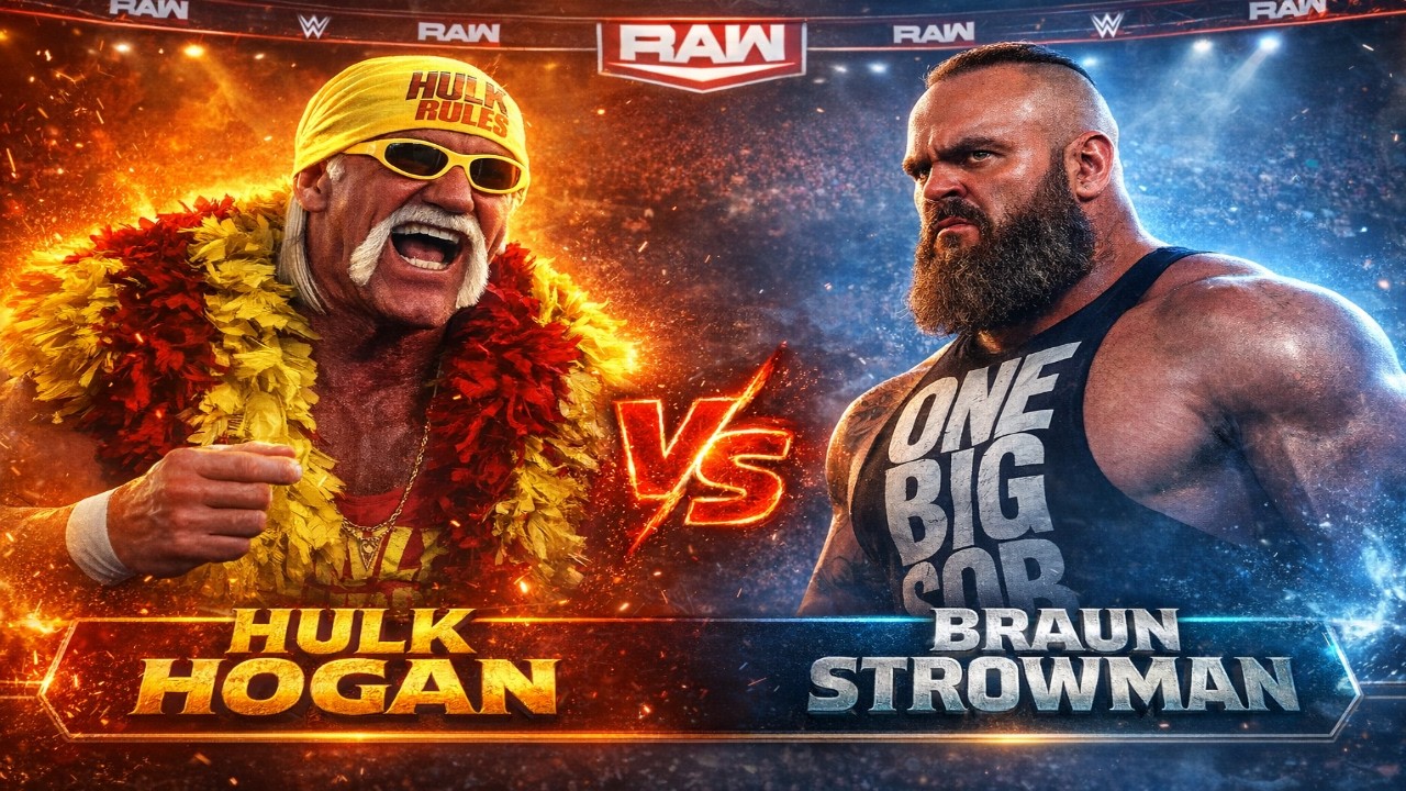 HULK HOGAN vs BRAUN STROWMAN - WWE 2K25 EPIC | Hogan vs Monster
