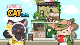 Merge Cat Cafe : Coffee cat (by ACTIONFIT) IOS Gameplay Video (HD) screenshot 4