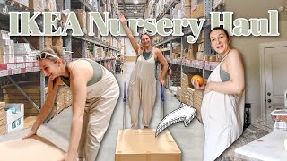 Starting Our Baby&#39;s Nursery! | IKEA Nursery Furniture Shopping &amp; Haul | Pregnancy After Infertility