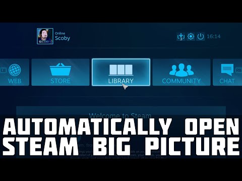 Open Steam Big Picture Mode Automatically on Startup! Open Big Picture When PC Turns on!