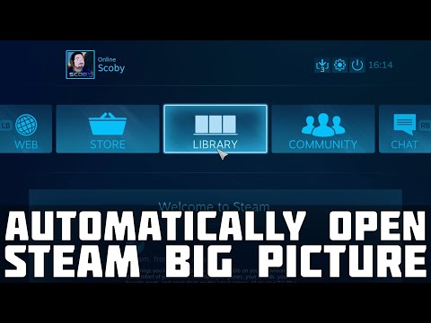 시작 시 Steam Big Picture 모드를 자동으로 엽니다! PC를 켤 때 큰 그림을 엽니다!