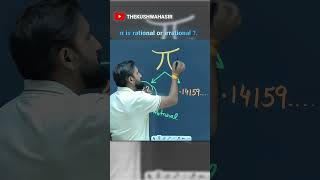 WHY?! 🤯📐22/7 is Rational but Pi is Irrational | #thekushwahasir #mathmystery