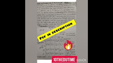 biology class 10th chapter 9 heredity and evolution best handwritten notes for board exam.