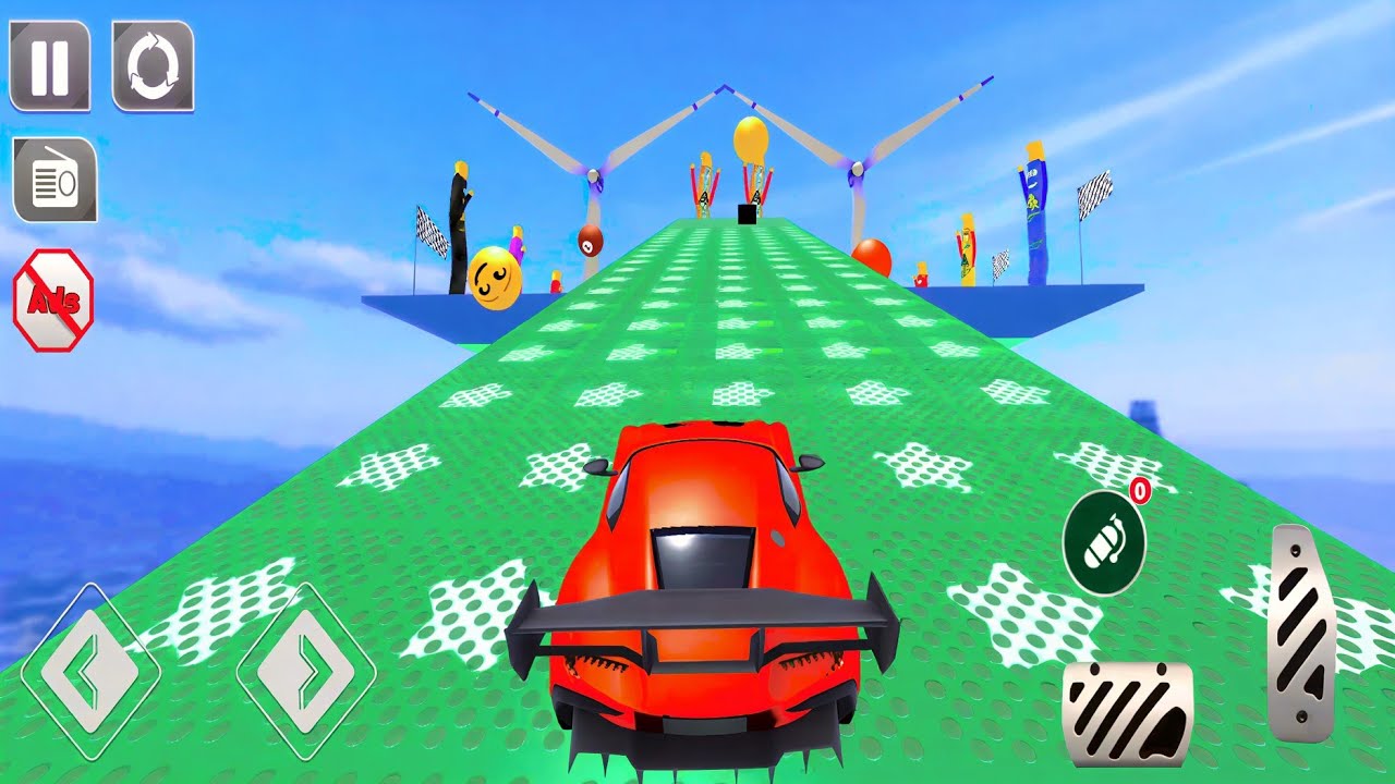 Superhero Car Stunts Mega Ramp Racing Impossible GT Car Driving Tracks 3D - Android GamePlay