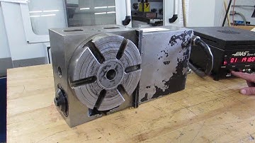 Haas HRT-7 Brushed Type Programmable Rotary Table with Servo Control