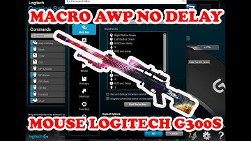 Tutorial Cara Setting Mouse Macro AWP NO DELAY!! - Mouse Logitech G300S || POINT BLANK ZEPETTO