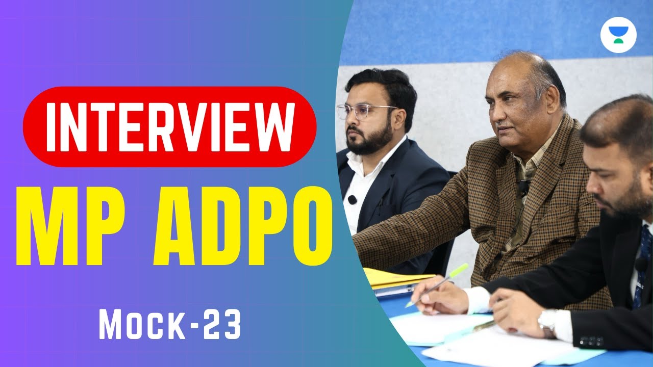 MP ADPO | Mock Interview #23 | Unacademy Judiciary - YouTube