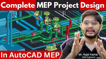 Complete MEP design of Hospital with AutoCAD MEP | HVAC | Electrical | Plumbing