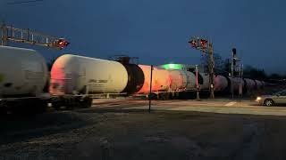 CN 2887 leads westbound M385 (01/27/2024)