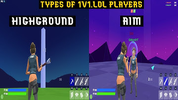 TYPES of 1v1 lol Players | 1v1.LOL