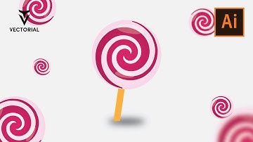 How to draw Candy in Adobe Illustrator - EASY tutorial