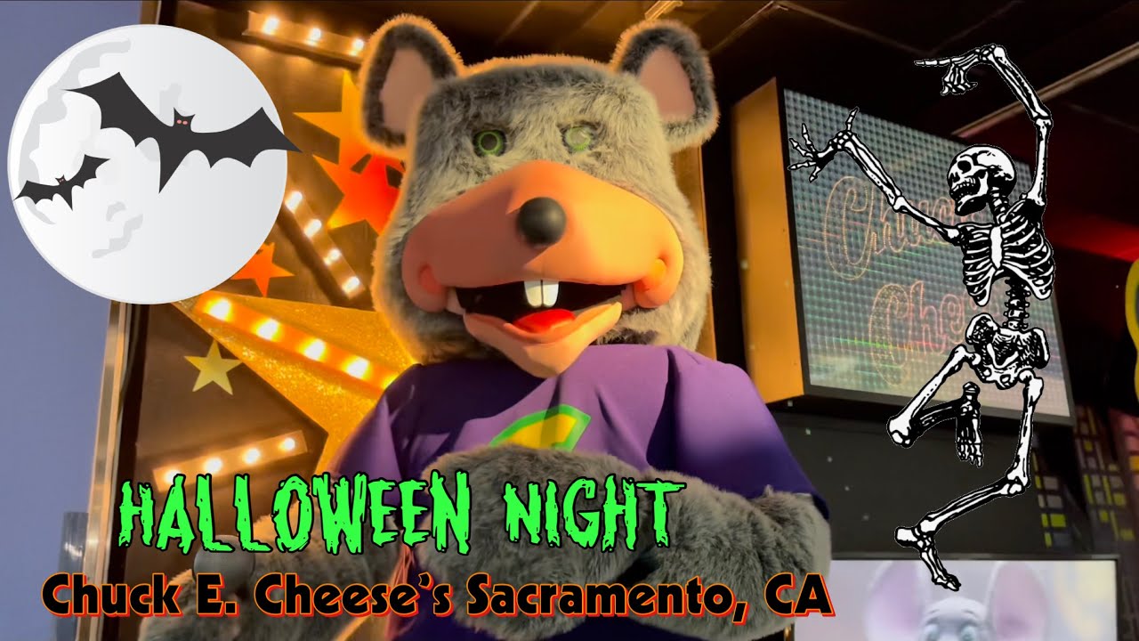 Halloween Night Chuck E. Cheese's Sacramento, CA YouTube