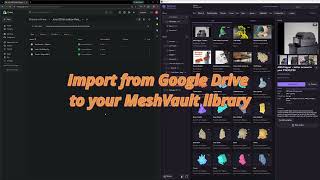 Import 3D Model Packs from Google Drive into MeshVault