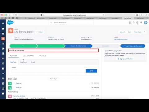 Lightning & Streaming API