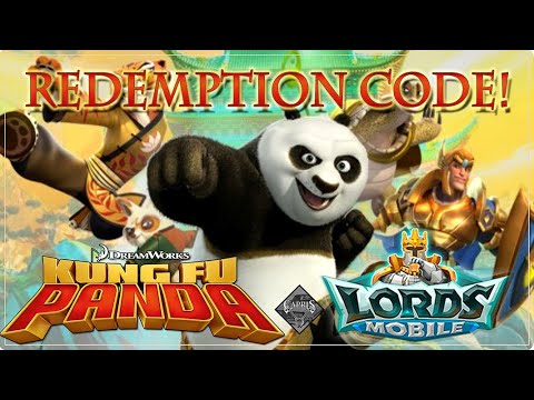 Lords Mobile x Kung Fu Panda Collab Secret Redemption CODE For The Gift! 2022