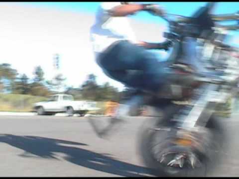 Supermoto stunt man