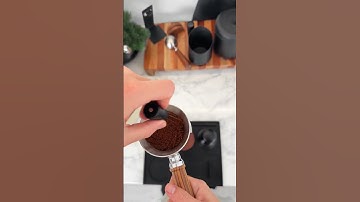 Let’s make a perfect caramel latte 🤤 #coffee #asmr #pov