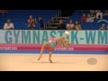 Moustafaeva kseniya fra  2015 rhythmic worlds stuttgart ger qualifications ball