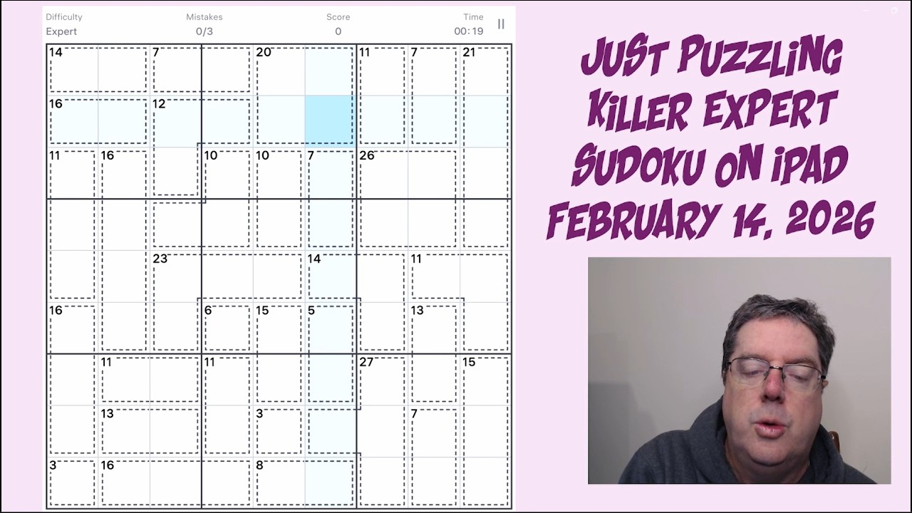 Learning Killer Sudoku By Doing and Explaining | February 14 2026